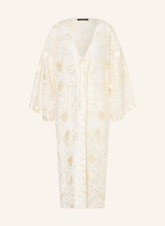 Greek Archaic Kori Kimono BLOSSOM mit 3/4-Arm CREME / GOLD