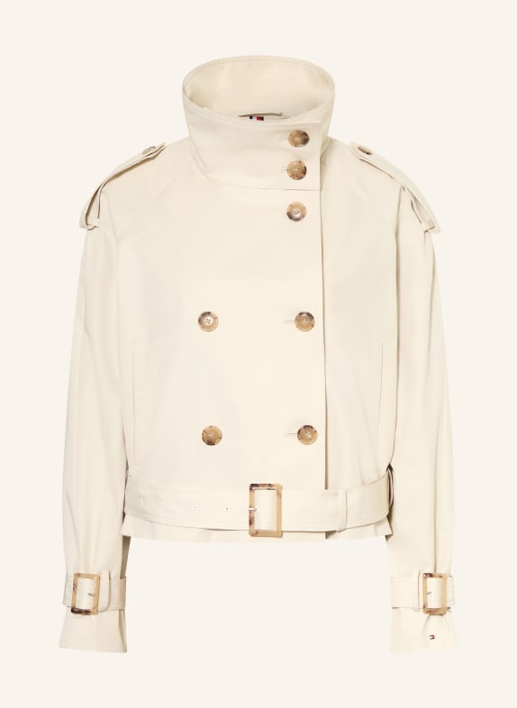 TOMMY HILFIGER kurtka trenczowa BEŻOWY