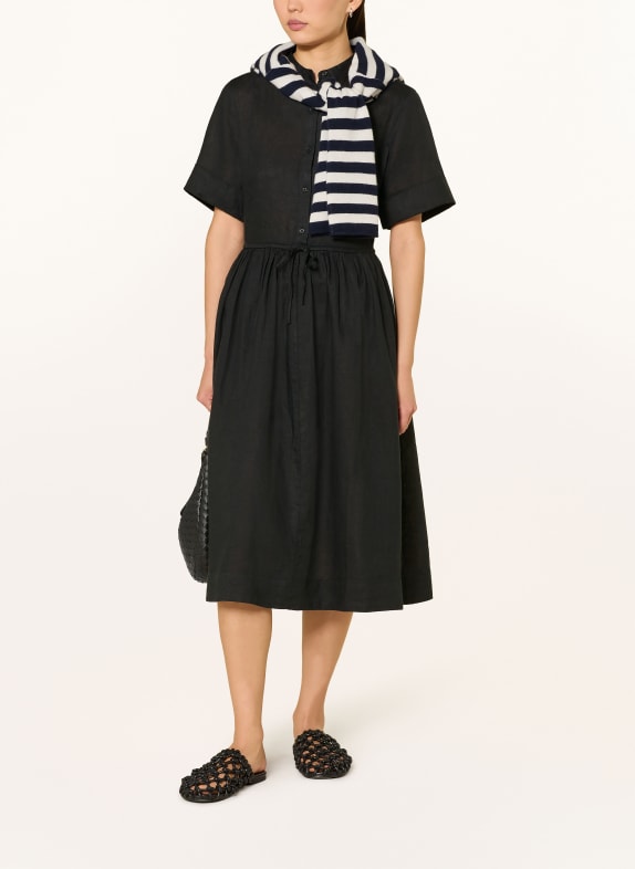 TOMMY HILFIGER robe en lin NOIR