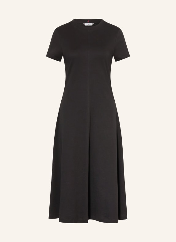 TOMMY HILFIGER Robe INTERLOCK NOIR