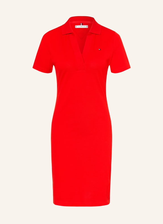 TOMMY HILFIGER Piqué dress RED