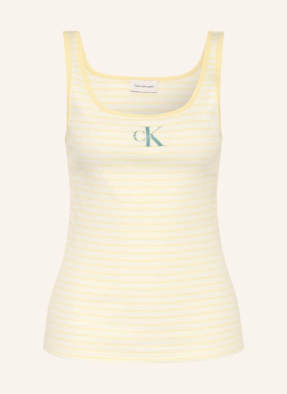 Calvin Klein Jeans Top ECRU / HELLGELB