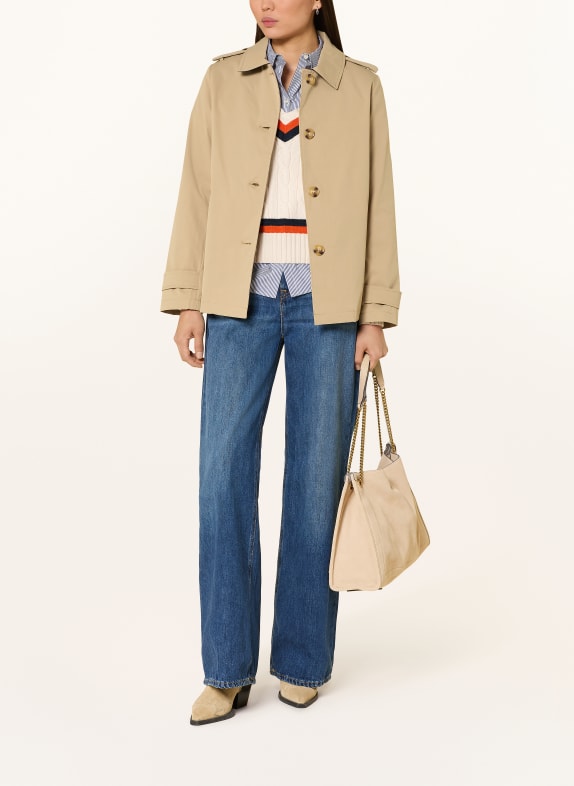 LAUREN RALPH LAUREN trench coat CAMEL