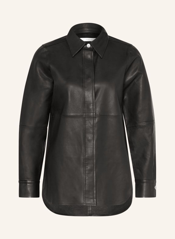 InWear Kožená bunda HADLEEIW ČERNÁ