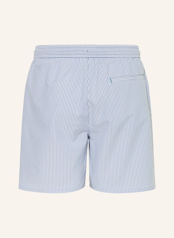 Calvin Klein zwemshort BLAUW / WIT