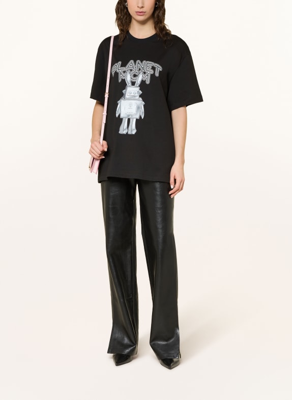 MCM T-shirt ZWART / WIT
