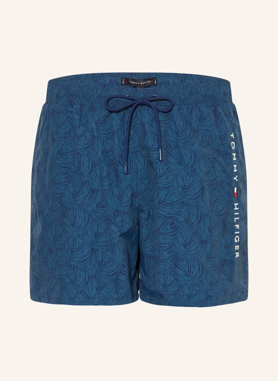 TOMMY HILFIGER plavky MODRÁ / TMAVĚ MODRÁ