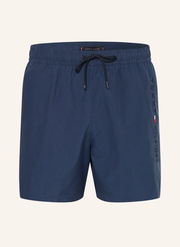 TOMMY HILFIGER Badeshorts DUNKELBLAU / SCHWARZ