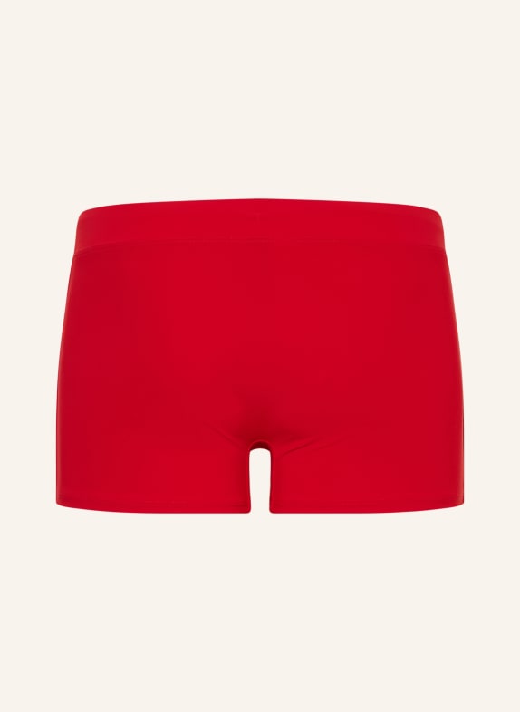 TOMMY HILFIGER zwemshort DONKERROOD