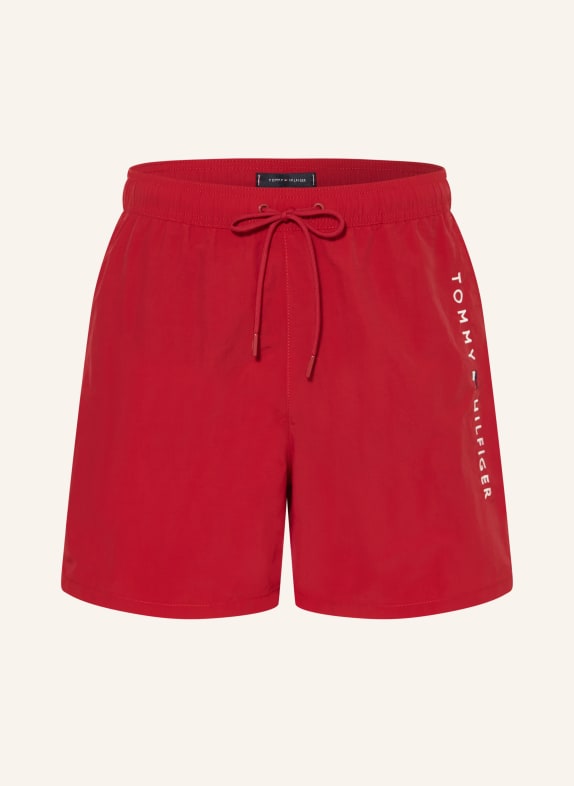 TOMMY HILFIGER Badeshorts ROT