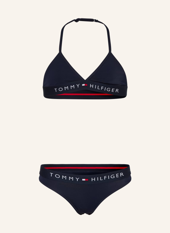 TOMMY HILFIGER Triangel-Bikini DUNKELBLAU