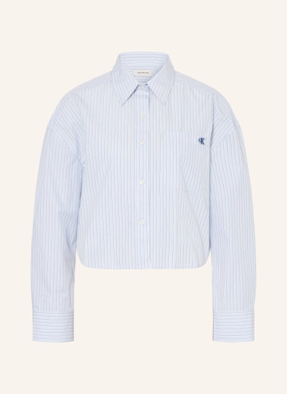 Calvin Klein Jeans Hemdbluse HELLBLAU / WEISS / SCHWARZ