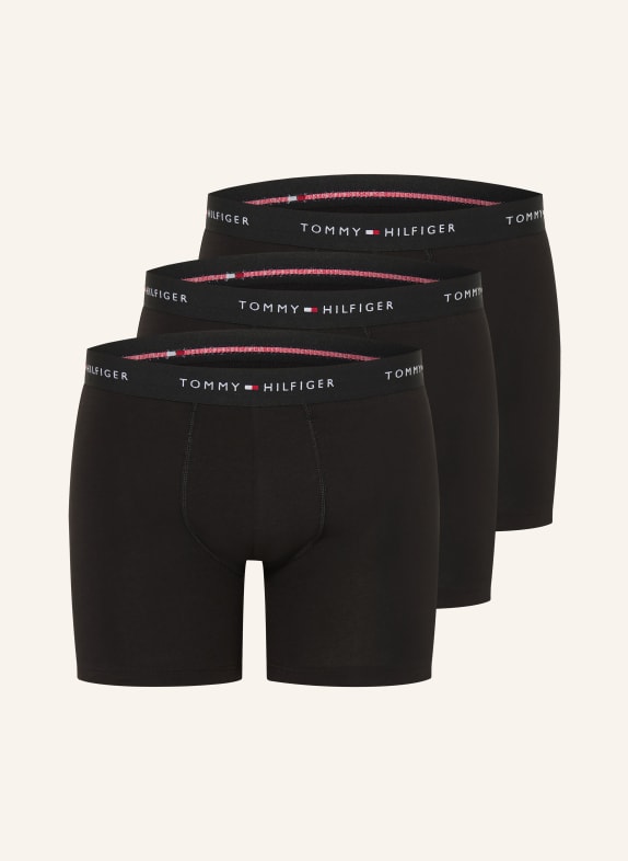 TOMMY HILFIGER 3er-Pack Boxershorts SCHWARZ