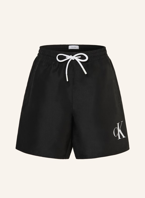 Calvin Klein Badeshorts CK MONOGRAM SCHWARZ