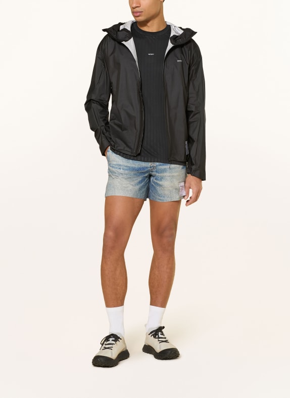 SATISFY Hardloopshort PEACESHELL LICHTBLAUW