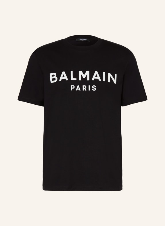 BALMAIN T-Shirt SCHWARZ / WEISS