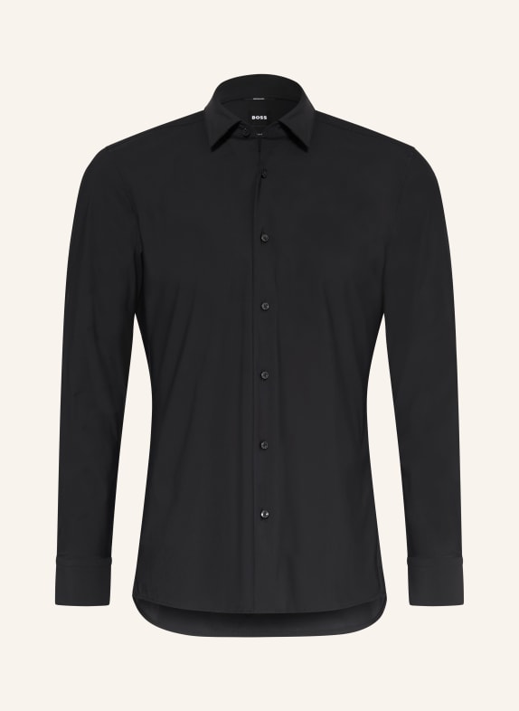 BOSS Hemd HANK Slim Fit SCHWARZ