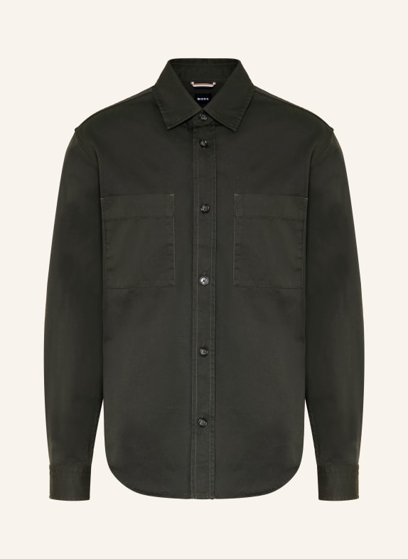 BOSS Overjacket OWEN DUNKELGRÜN