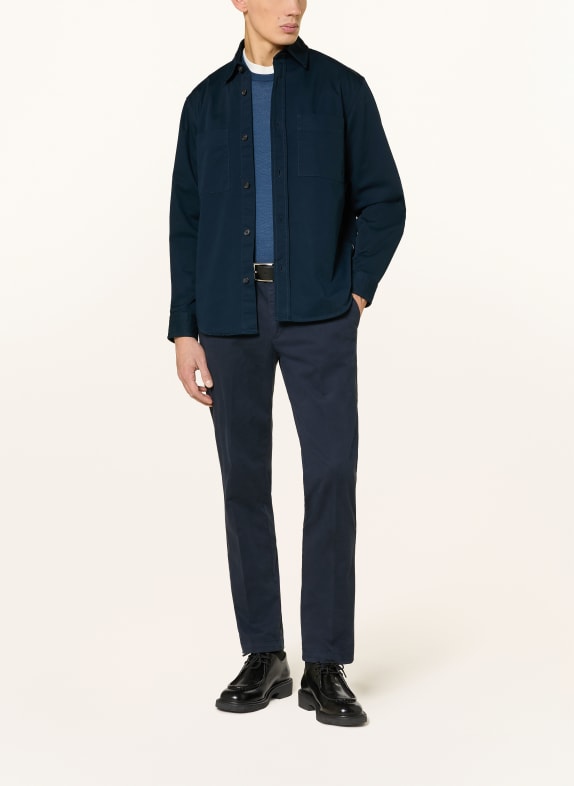 BOSS Overshirt OWEN MØRKEBLÅ