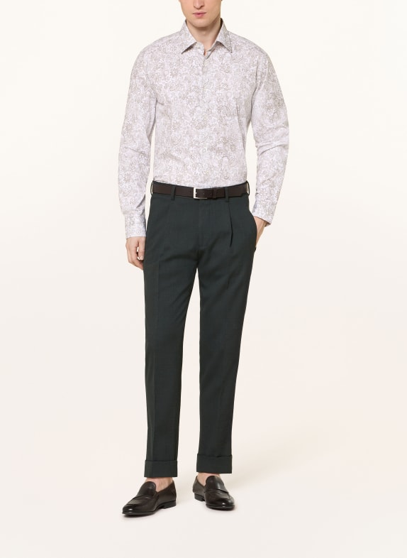 BOSS JOE Regular Fit Shirt WHITE / OLIVE