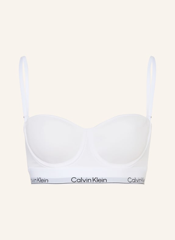 Calvin Klein balconette bra WHITE / LIGHT GRAY / BLACK