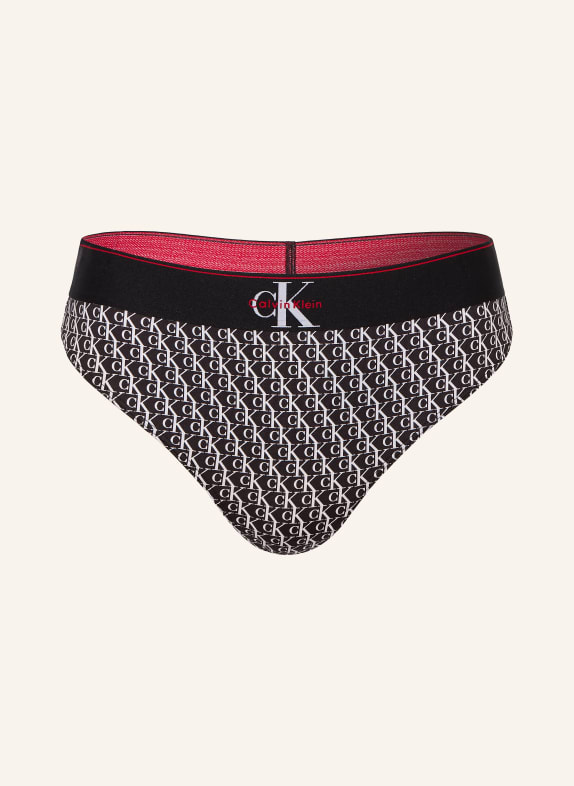 Calvin Klein Sznur GRAPHIC MONOGRAM CZARNY / CZERWONY / BIAŁY