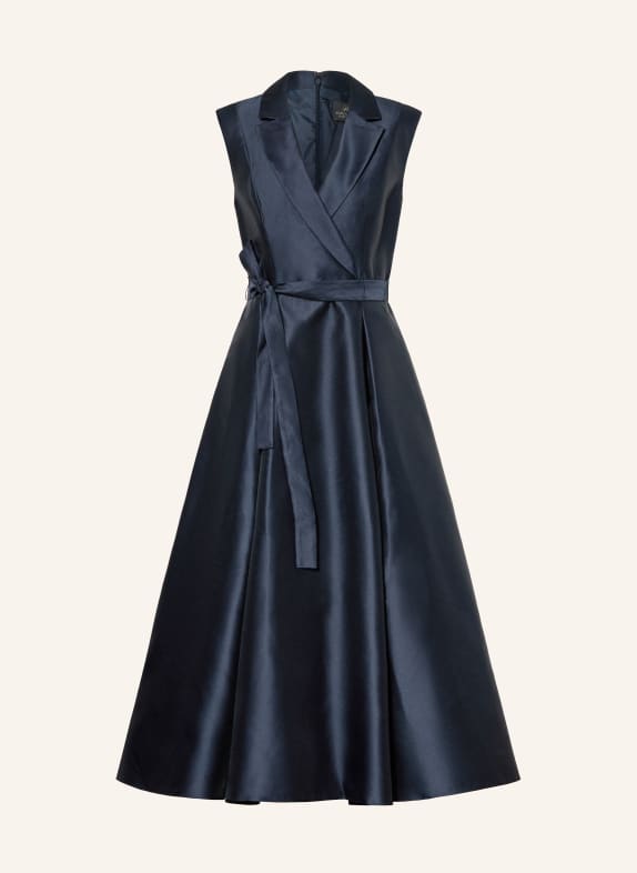 ADRIANNA PAPELL koktejlové šaty TMAVĚ MODRÁ