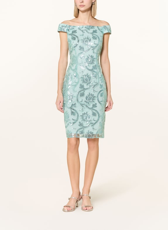 ADRIANNA PAPELL Sequined cocktail dress MINT