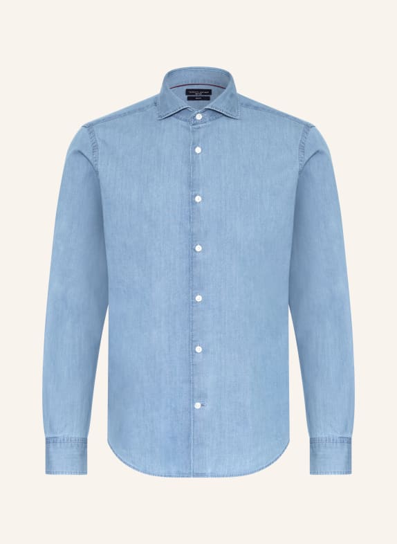 TOMMY HILFIGER Jeanshemd Slim Fit HELLBLAU