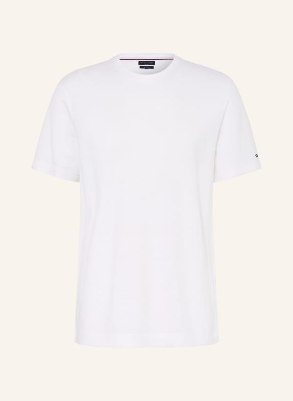 TOMMY HILFIGER T-Shirt aus Leinen WEISS