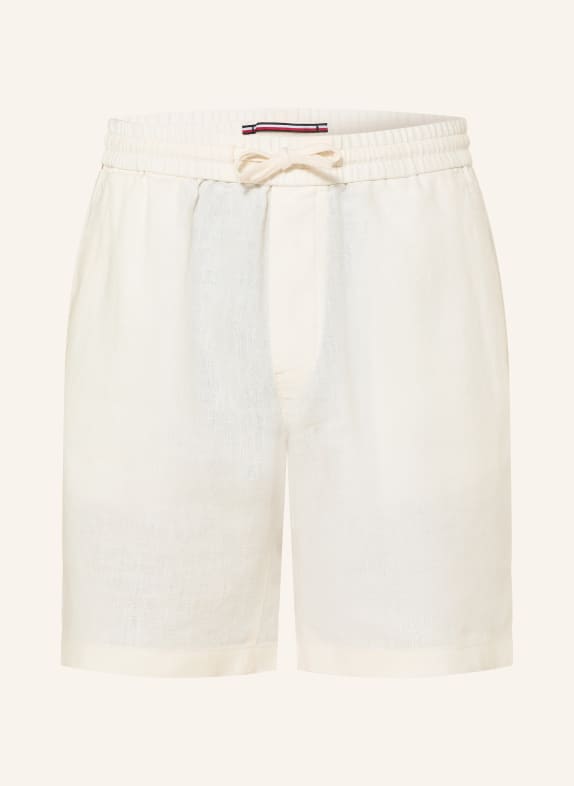 TOMMY HILFIGER Lněné šortky DOVER Regular Fit REŽNÁ