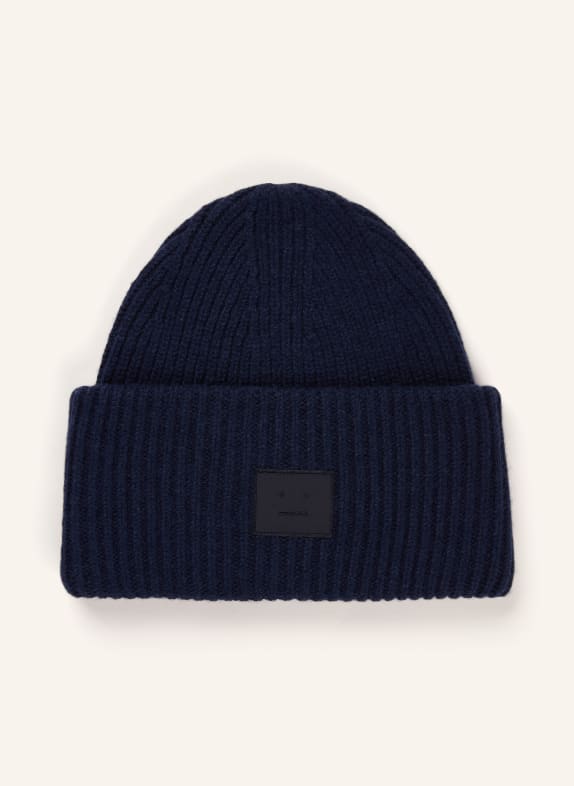 Acne Studios Mütze DUNKELBLAU / SCHWARZ