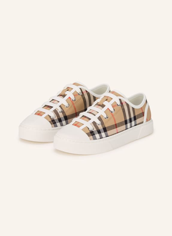 BURBERRY Sneaker CAMEL / ROT / SCHWARZ