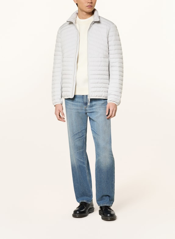 PARAJUMPERS Steppjack DUNFRIES in materiaalmix LICHTGRIJS