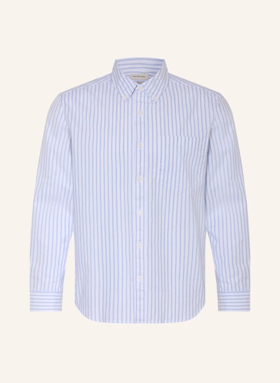 Calvin Klein Jeans Oxfordhemd Classic Fit WEISS / HELLBLAU