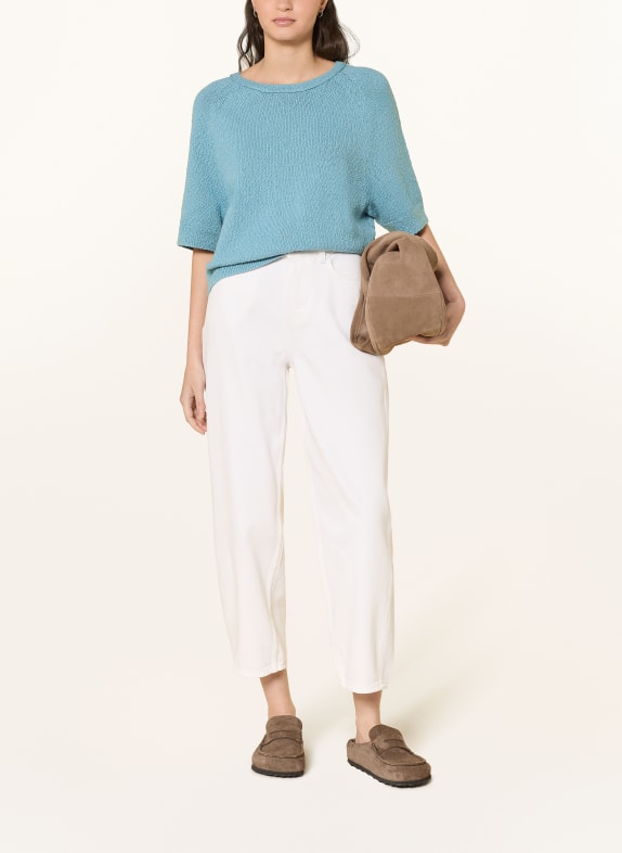 Marc O'Polo DENIM gebreid shirt LICHTBLAUW