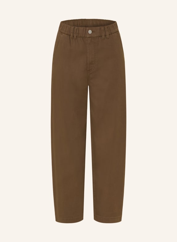 Marc O'Polo DENIM Maminčiny džíny HNĚDÁ