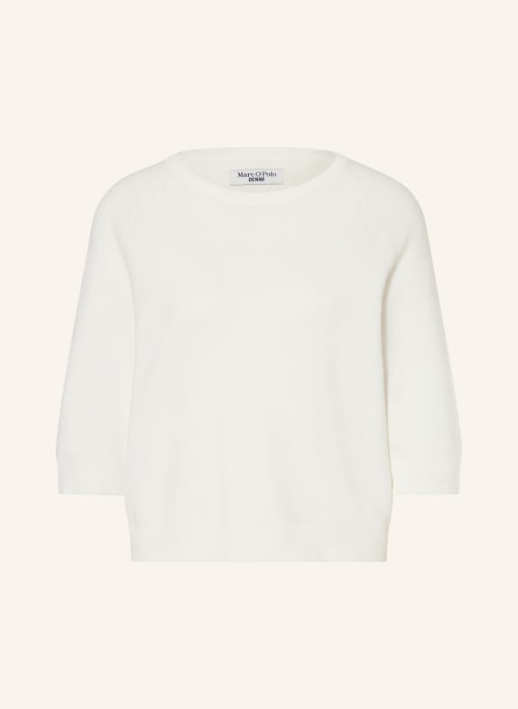 Marc O'Polo DENIM Sweter z rękawami 3/4 BIAŁY