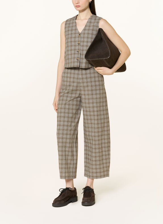 Marc O'Polo DENIM Culotte OLIJF / BRUIN / WIT