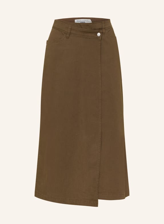 Marc O'Polo DENIM Wickelrock BRAUN