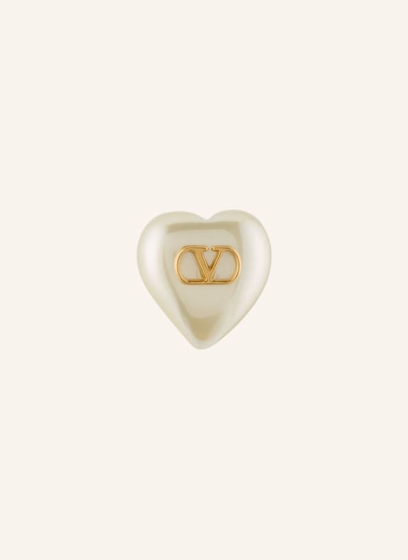 VALENTINO GARAVANI Ohrstecker VLOGO SIGNATURE PEARL WEISS / GOLD