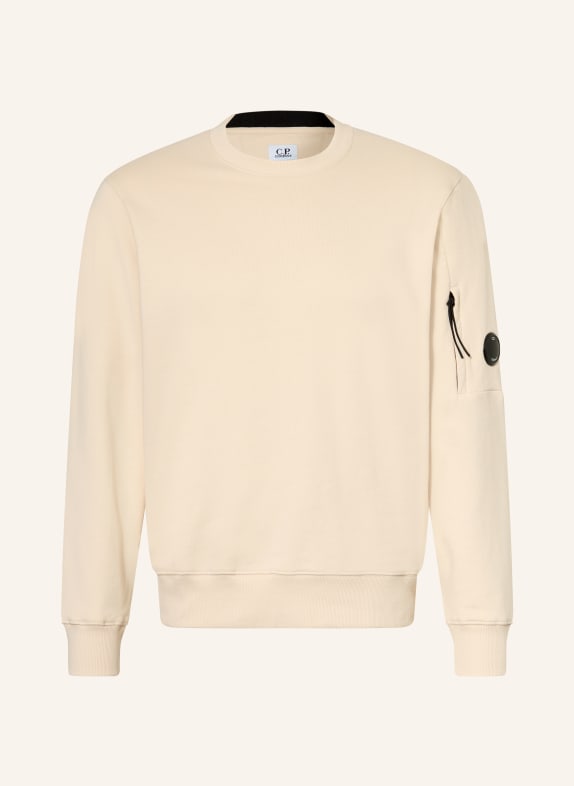 C.P. COMPANY Sweatshirt BEIGE / SCHWARZ