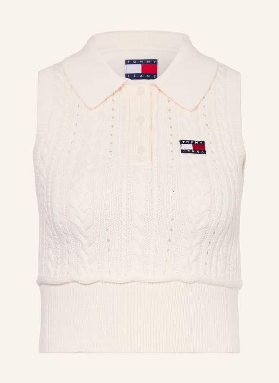 TOMMY JEANS pletený top REŽNÁ