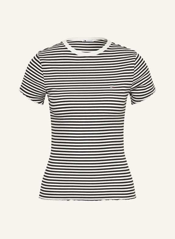 TOMMY JEANS tričko BÍLÁ / ČERNÁ