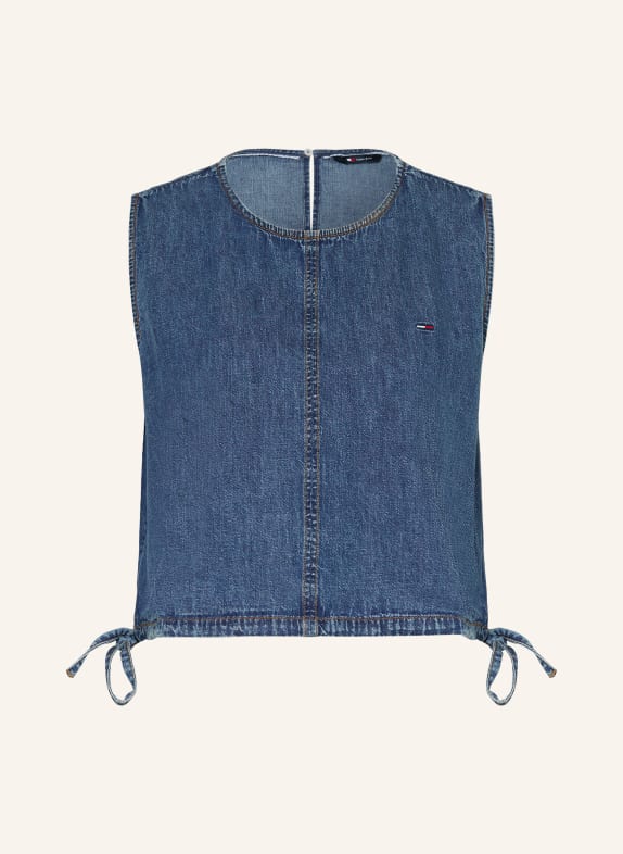 TOMMY JEANS Top aspect jean BLEU FONCÉ