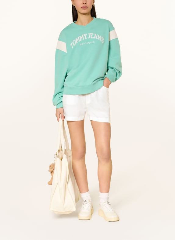TOMMY JEANS Shorts met linnen WIT