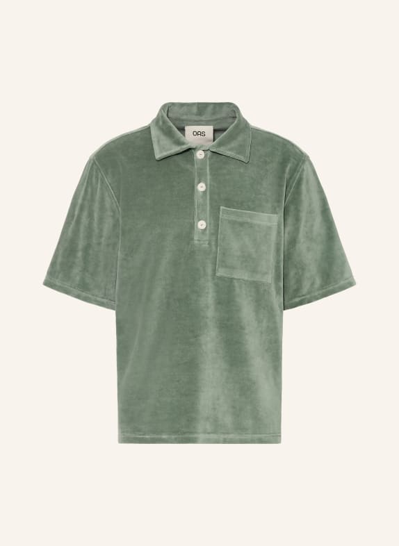 OAS Resorthemd GIRONA Comfort Fit aus Frottee GRÜN