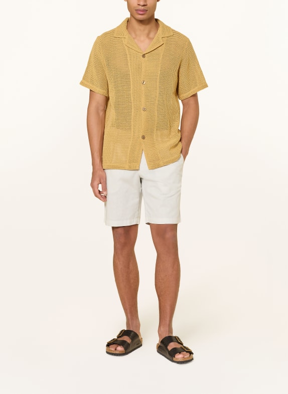 OAS Gehaakt shirt TERRA Comfort Fit DONKERGEEL