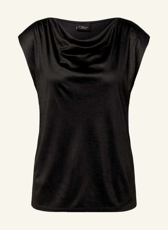 s.Oliver BLACK LABEL T-Shirt SCHWARZ