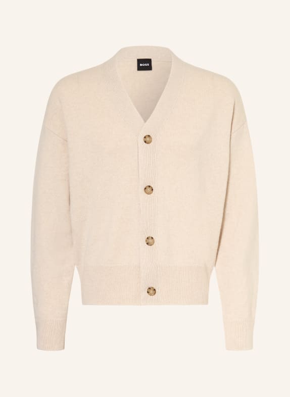 BOSS Strickjacke UCONE CREME